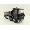 NZG 1066/50 Mercedes Benz AROCS 8x4 Meiller Dump Truck Black - Scale 1:50