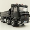 NZG 1066/50 Mercedes Benz AROCS 8x4 Meiller Dump Truck Black - Scale 1:50