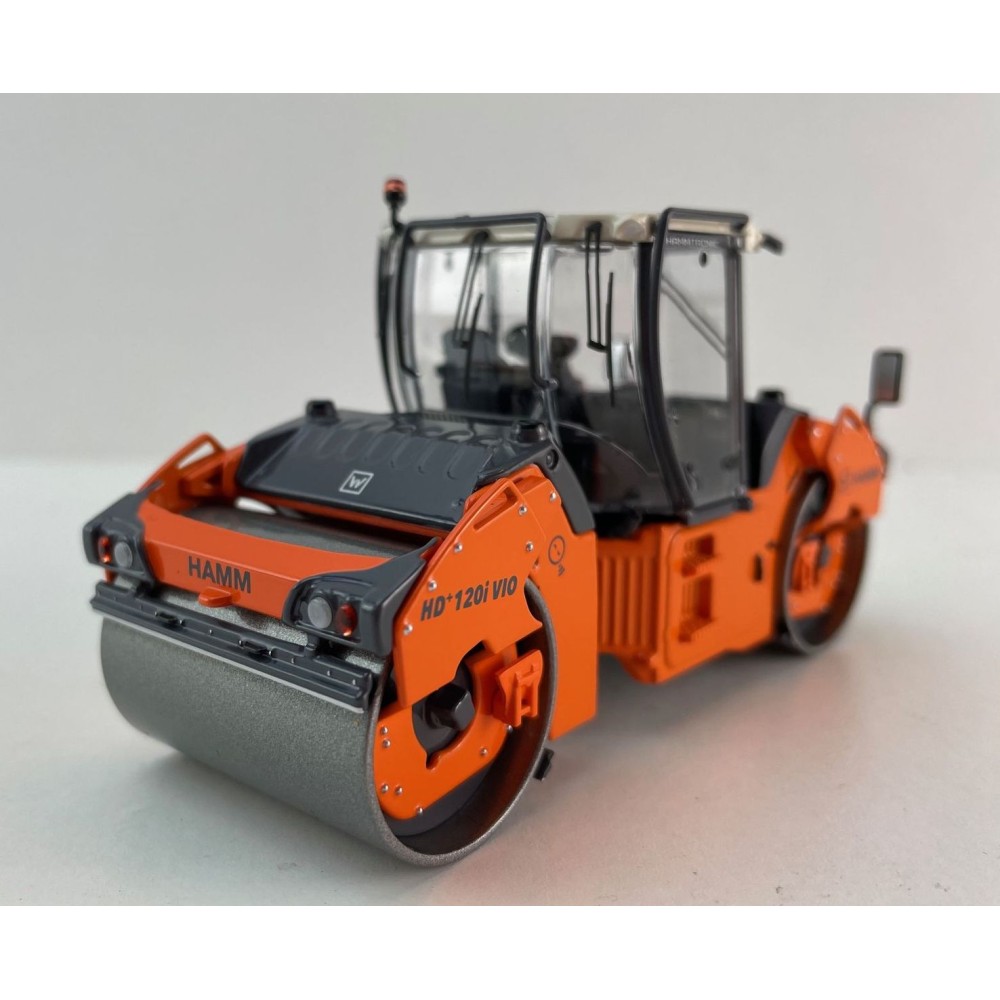 NZG 10861 HAMM HD+ 120i VO Tandem Roller with Vibratory Oscillation Drum - Scale 1:50