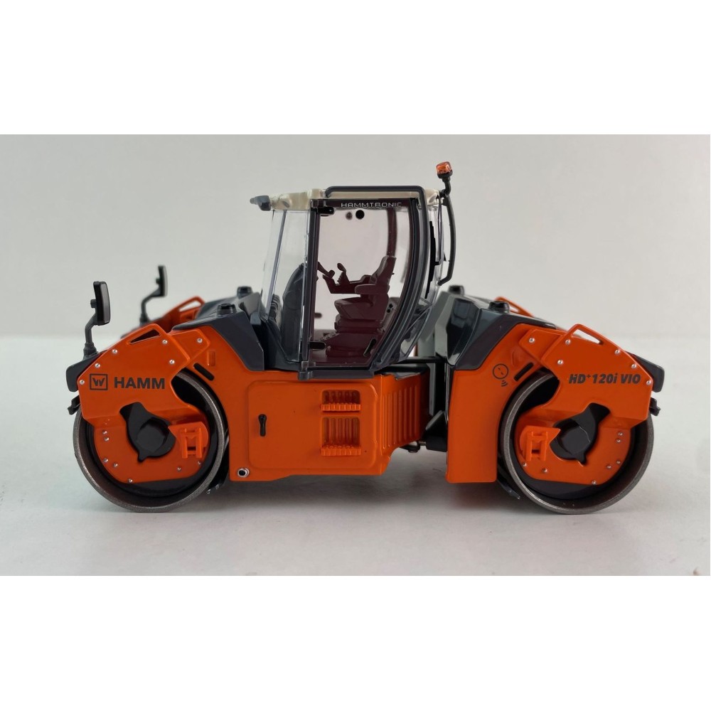 NZG 10861 HAMM HD+ 120i VO Tandem Roller with Vibratory Oscillation Drum - Scale 1:50
