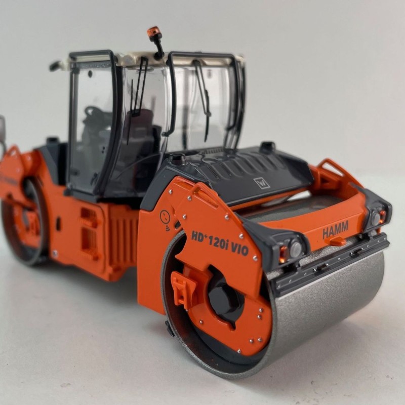 NZG 10861 HAMM HD+ 120i VO Tandem Roller with Vibratory Oscillation Drum - Scale 1:50