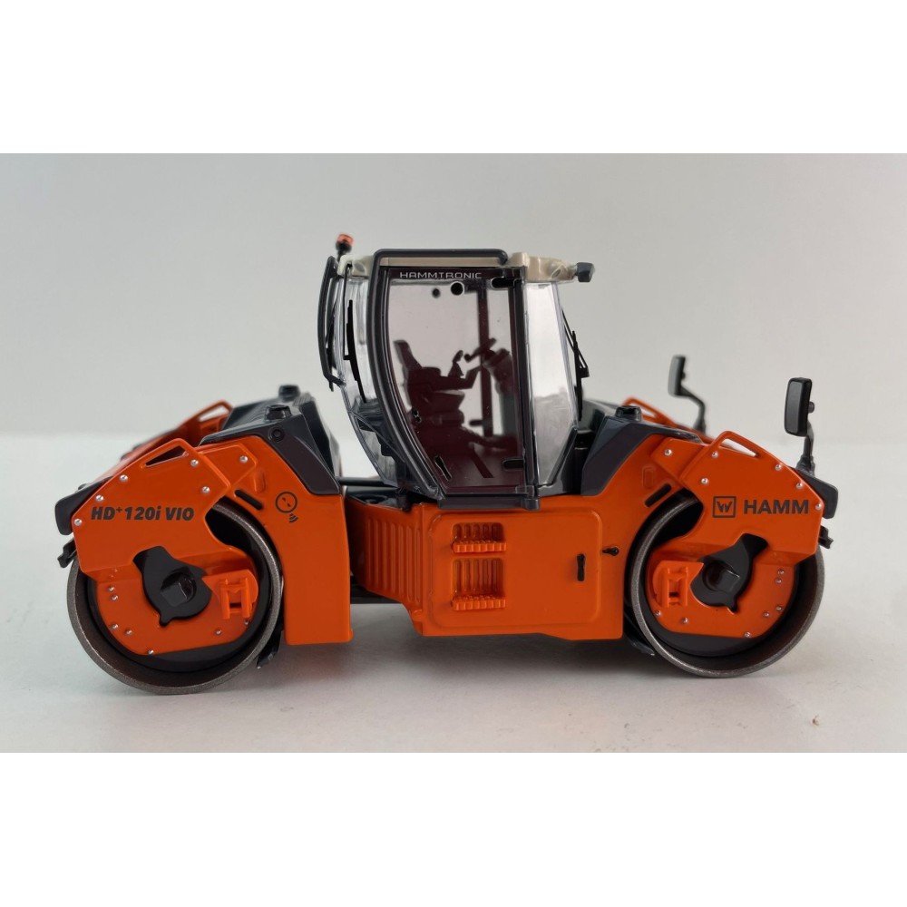 NZG 10861 HAMM HD+ 120i VO Tandem Roller with Vibratory Oscillation Drum - Scale 1:50