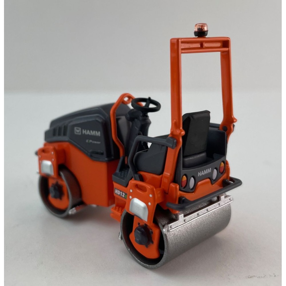 NZG 1087 HAMM HD 12e VV Tandem Roller with 2 Vibratory Drums - Scale 1:50