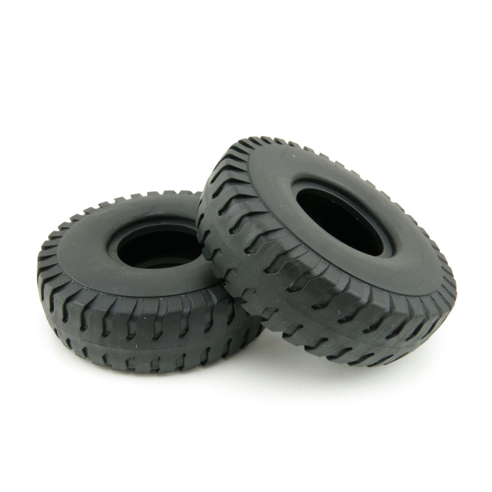 NZG 400/12 2 piece Mining Truck Tyres Set CAT Truck Load  - Scale 1:50