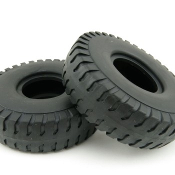 NZG 400/12 2 piece Mining Truck Tyres Set CAT Truck Load  - Scale 1:50