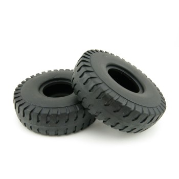 NZG 400/12 2 piece Mining Truck Tyres Set CAT Truck Load  - Scale 1:50