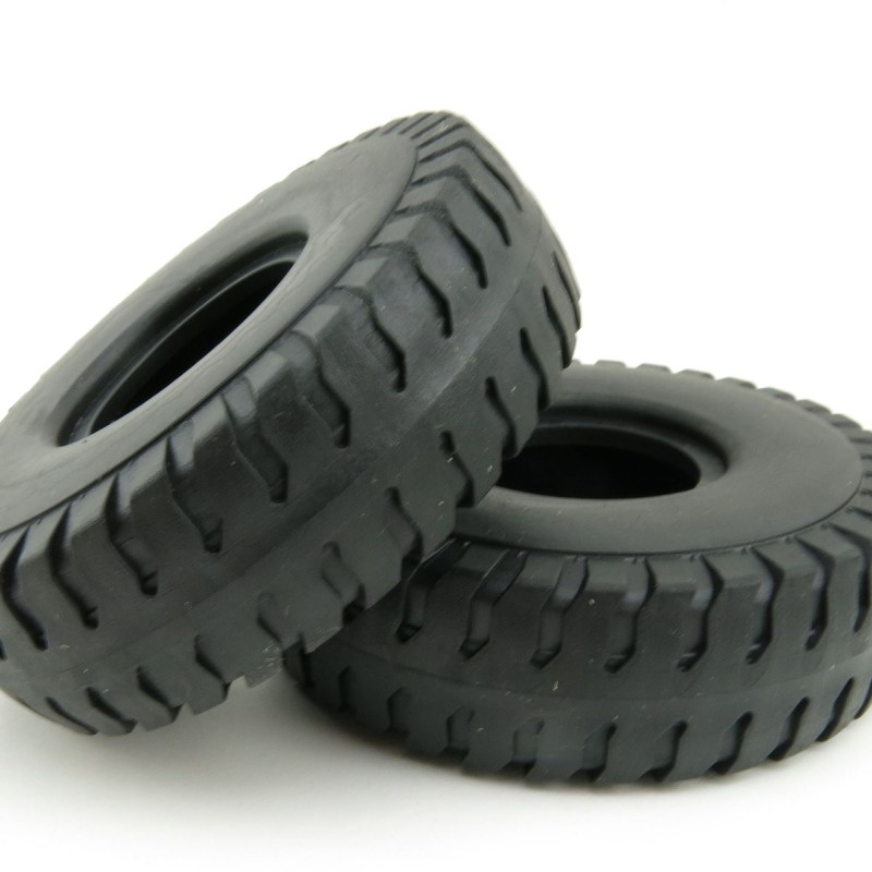 NZG 400/12 2 piece Mining Truck Tyres Set CAT Truck Load  - Scale 1:50