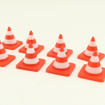 NZG 506/4 Construction Site Traffic Cone Set of 10 New 2023 - Scale 1:50