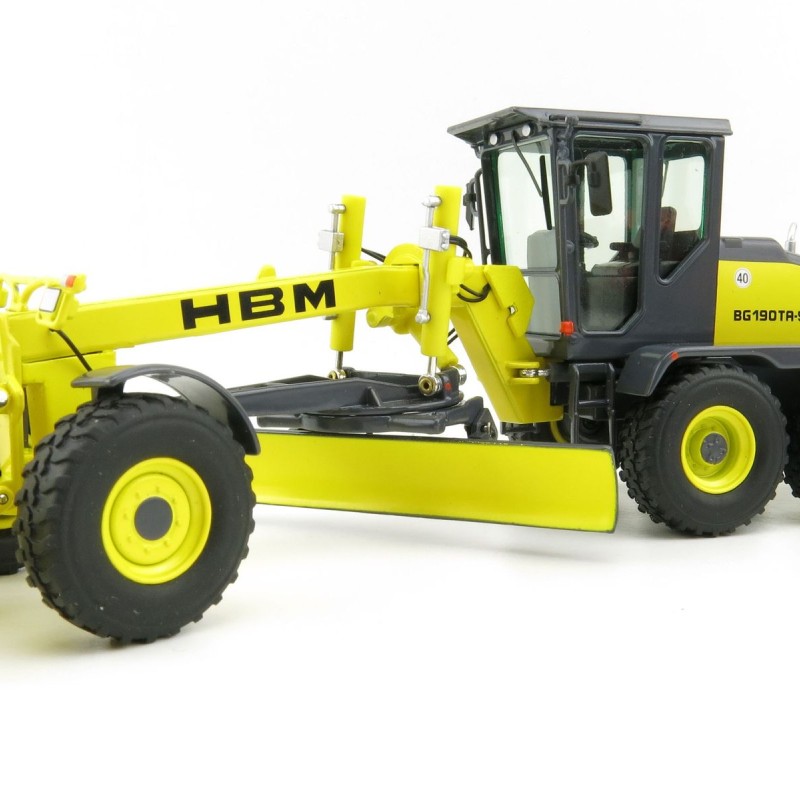 NZG 6381 HBM Nobas BG190 TA-5 Motor Grader New Look  - Scale 1:50