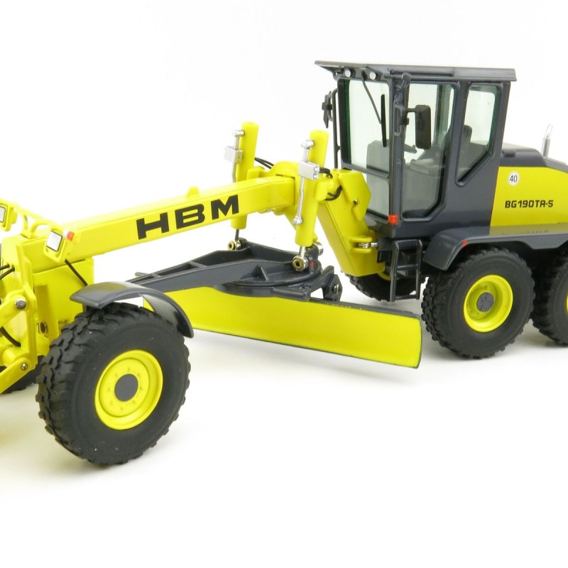 NZG 6381 HBM Nobas BG190 TA-5 Motor Grader New Look  - Scale 1:50
