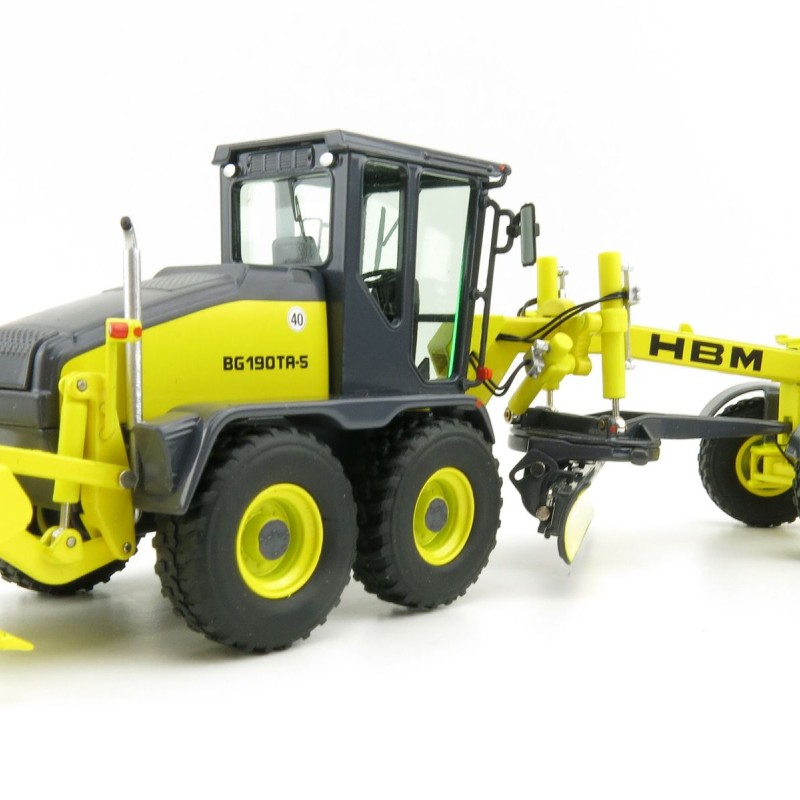 NZG 6381 HBM Nobas BG190 TA-5 Motor Grader New Look  - Scale 1:50
