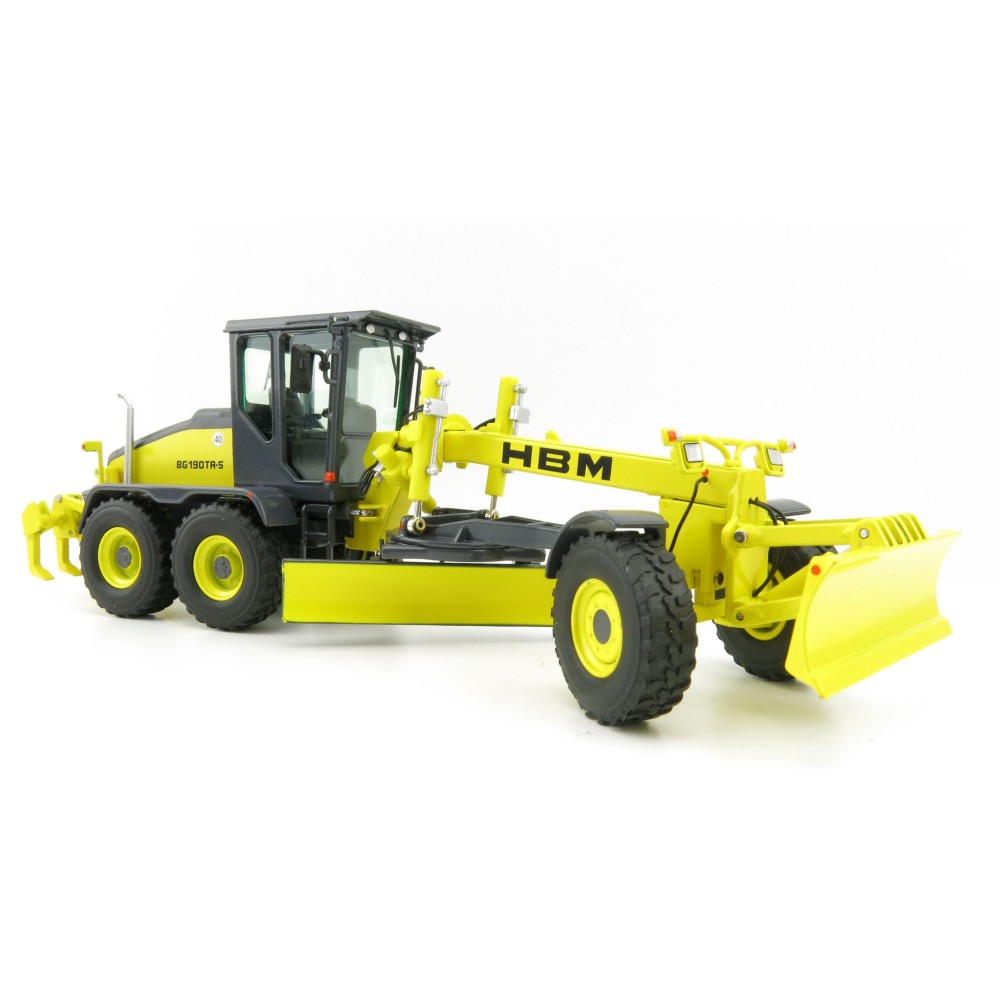 NZG 6381 HBM Nobas BG190 TA-5 Motor Grader New Look  - Scale 1:50