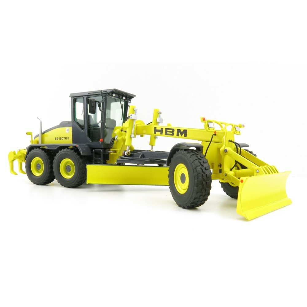 NZG 6381 HBM Nobas BG190 TA-5 Motor Grader New Look  - Scale 1:50