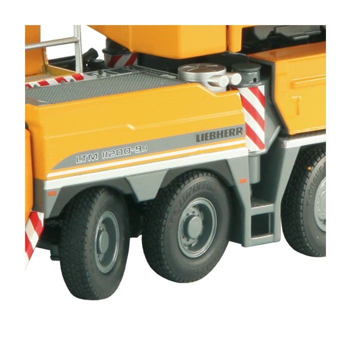 NZG 732 LIEBHERR LTM11200-9.1 Large Mobile Crane - Liebherr Livery - Scale 1:50