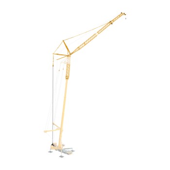 NZG 7322 LIEBHERR LTM11200-9.1 Lattice Jib extension Set 54m Yellow V2  - Scale 1:50