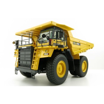 NZG 857 KOMATSU HD785 Mining Off Highway Dump Truck Yellow - Scale 1:50