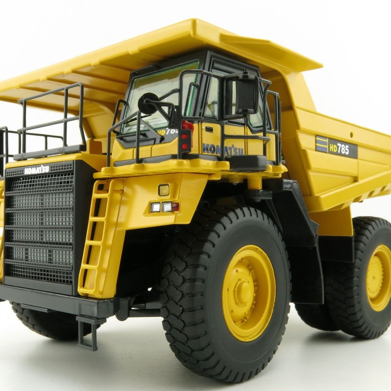 NZG 857 KOMATSU HD785 Mining Off Highway Dump Truck Yellow - Scale 1:50