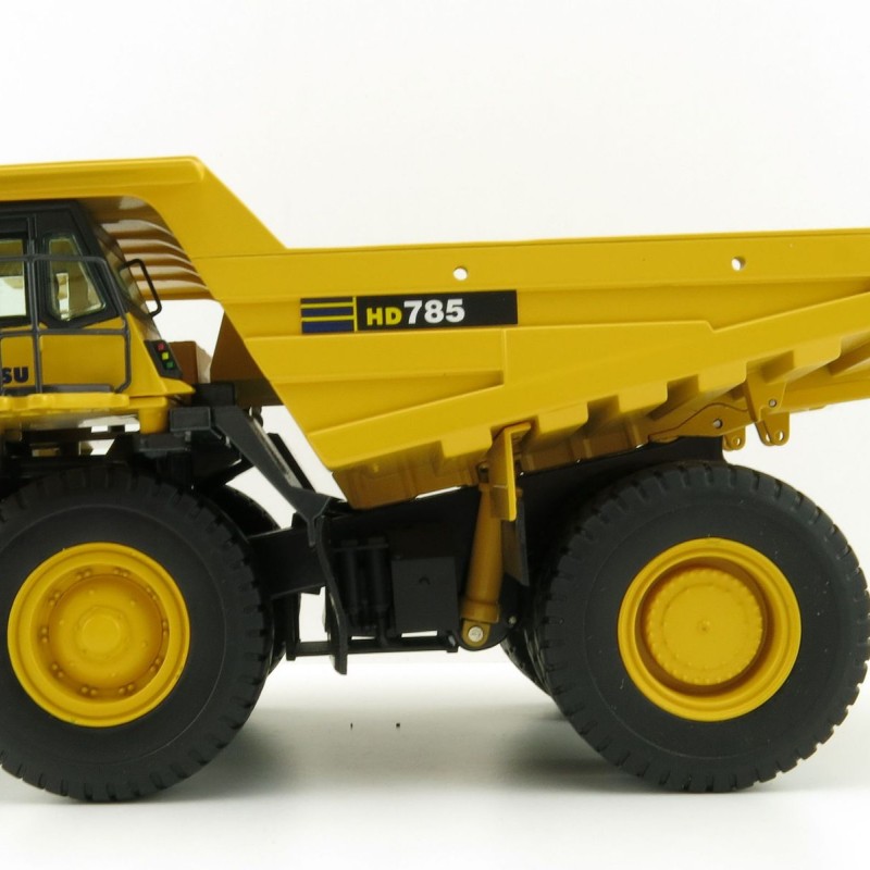 NZG 857 KOMATSU HD785 Mining Off Highway Dump Truck Yellow - Scale 1:50