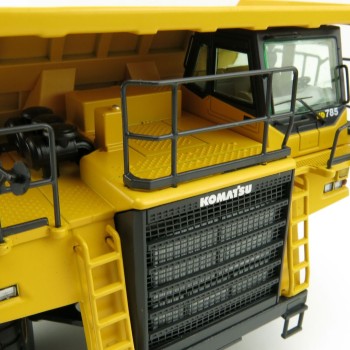 NZG 857 KOMATSU HD785 Mining Off Highway Dump Truck Yellow - Scale 1:50