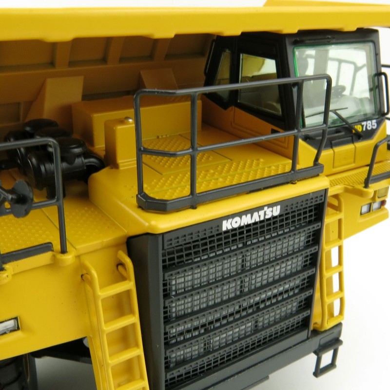 NZG 857 KOMATSU HD785 Mining Off Highway Dump Truck Yellow - Scale 1:50
