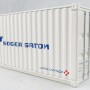 NZG 875/07 - 20ft Sea Container Sogea Satom - Scale 1:50