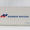 NZG 875/07 - 20ft Sea Container Sogea Satom - Scale 1:50