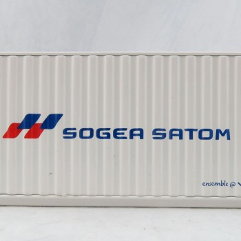 NZG 875/07 - 20ft Sea Container Sogea Satom - Scale 1:50