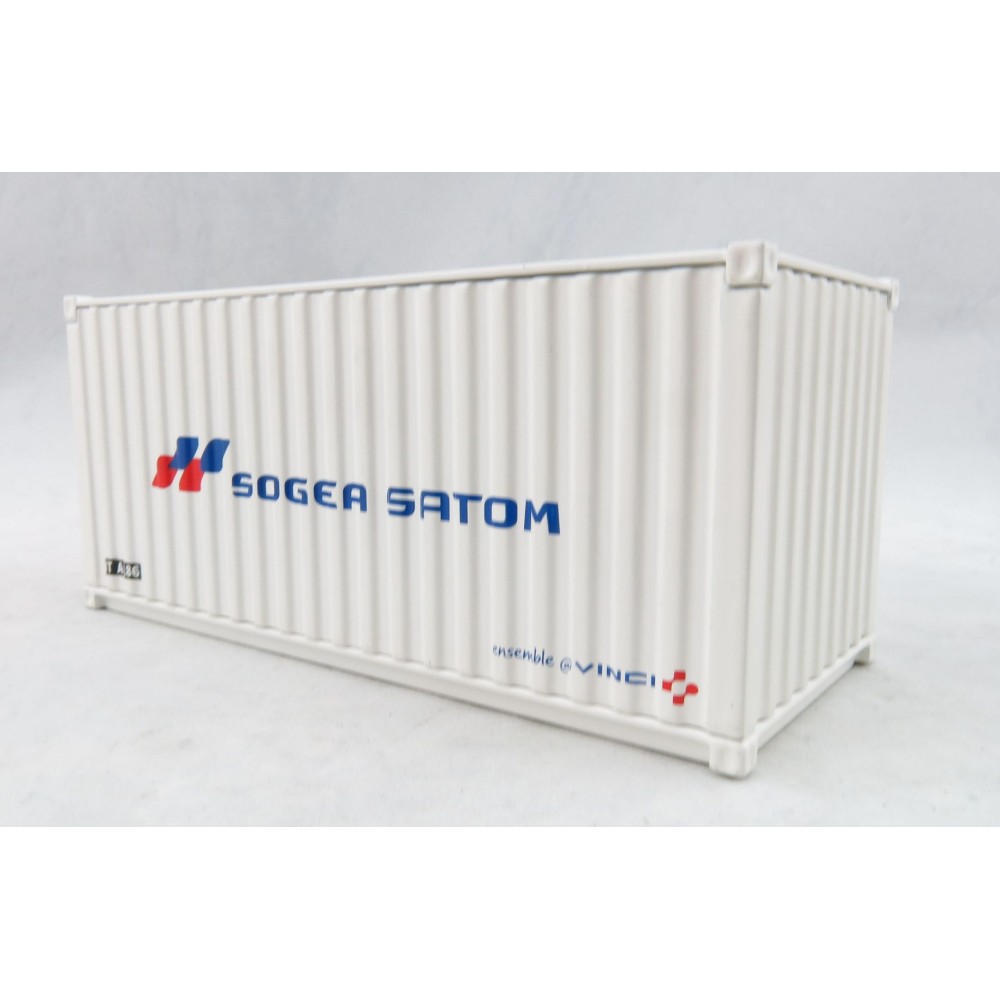 NZG 875/07 - 20ft Sea Container Sogea Satom - Scale 1:50