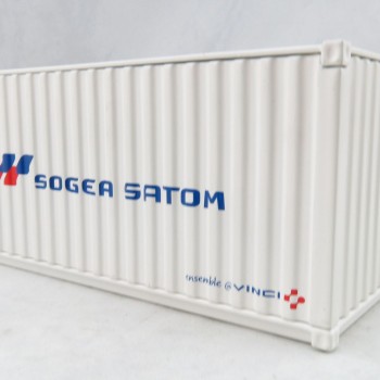 NZG 875/07 - 20ft Sea Container Sogea Satom - Scale 1:50