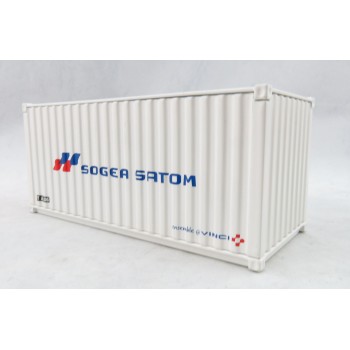 NZG 875/07 - 20ft Sea Container Sogea Satom - Scale 1:50