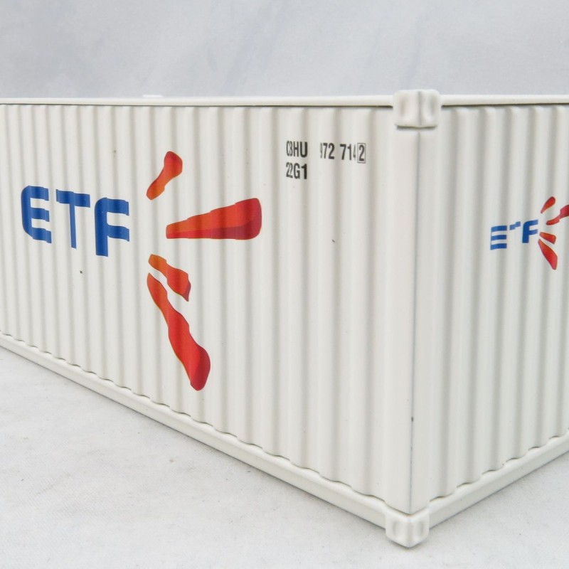 NZG 875/10 - 20ft Sea Container EFT - Scale 1:50