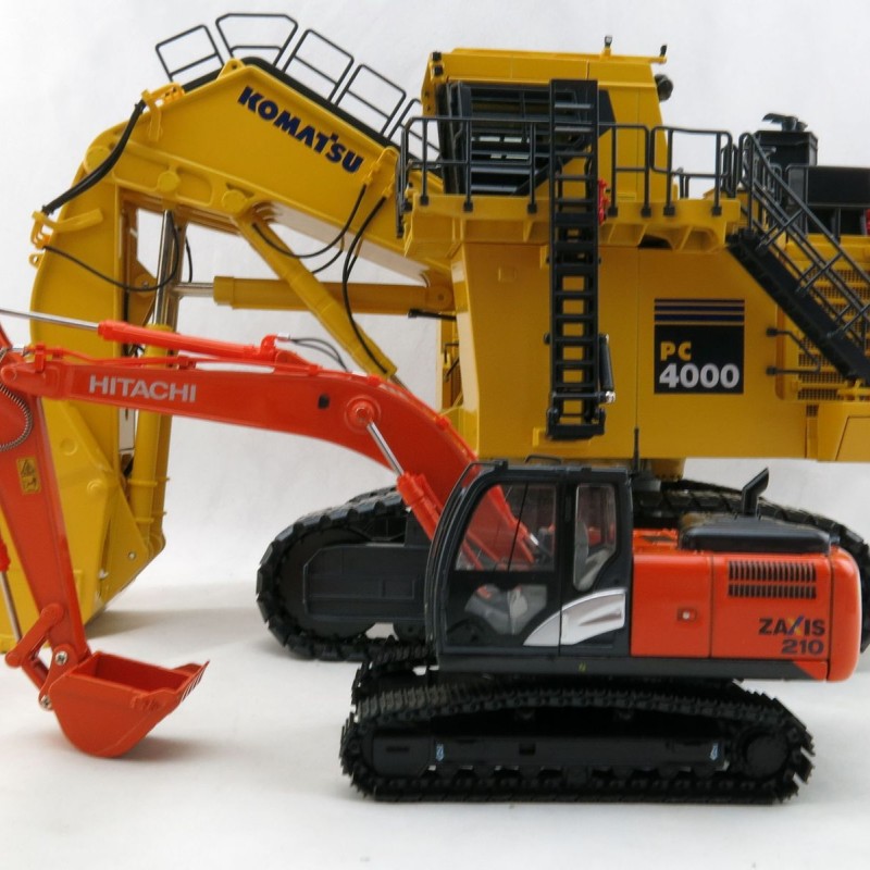 NZG 933 - Komatsu PC 4000 Hydraulic Front Shovel Mining Excavator - Scale 1:50