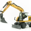 NZG 9431 LIEBHERR A918 COMPACT LITRONIC Hydraulic Mobile Wheeled Excavator New Design - Scale 1:50