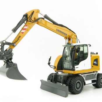 NZG 9431 LIEBHERR A918 COMPACT LITRONIC Hydraulic Mobile Wheeled Excavator New Design - Scale 1:50