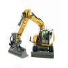 NZG 9431 LIEBHERR A918 COMPACT LITRONIC Hydraulic Mobile Wheeled Excavator New Design - Scale 1:50