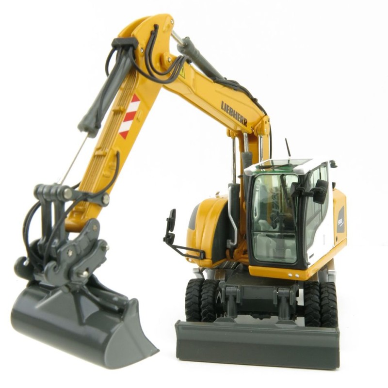 NZG 9431 LIEBHERR A918 COMPACT LITRONIC Hydraulic Mobile Wheeled Excavator New Design - Scale 1:50