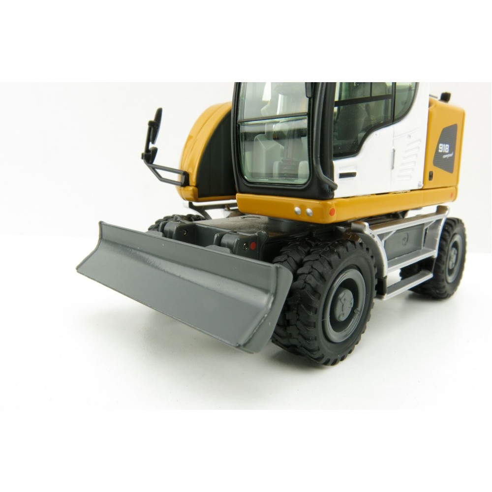 NZG 9431 LIEBHERR A918 COMPACT LITRONIC Hydraulic Mobile Wheeled Excavator New Design - Scale 1:50