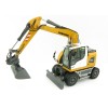 NZG 9431 LIEBHERR A918 COMPACT LITRONIC Hydraulic Mobile Wheeled Excavator New Design - Scale 1:50