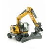 NZG 9431 LIEBHERR A918 COMPACT LITRONIC Hydraulic Mobile Wheeled Excavator New Design - Scale 1:50