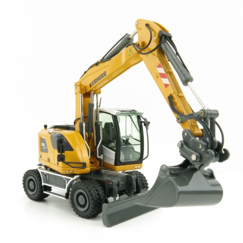 NZG 9431 LIEBHERR A918 COMPACT LITRONIC Hydraulic Mobile Wheeled Excavator New Design - Scale 1:50