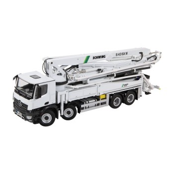 NZG 951 MERCEDES-BENZ AROCS 8x4 SCHWING S43SX III CONCRETE PUMP - Scale 1:50