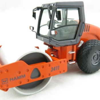 NZG 969 Hamm 3411 Compactor with Vibratory Roller Drum  - Scale 1:50