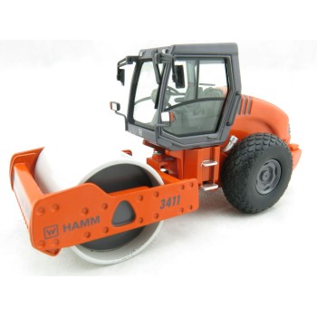 NZG 969 Hamm 3411 Compactor with Vibratory Roller Drum  - Scale 1:50