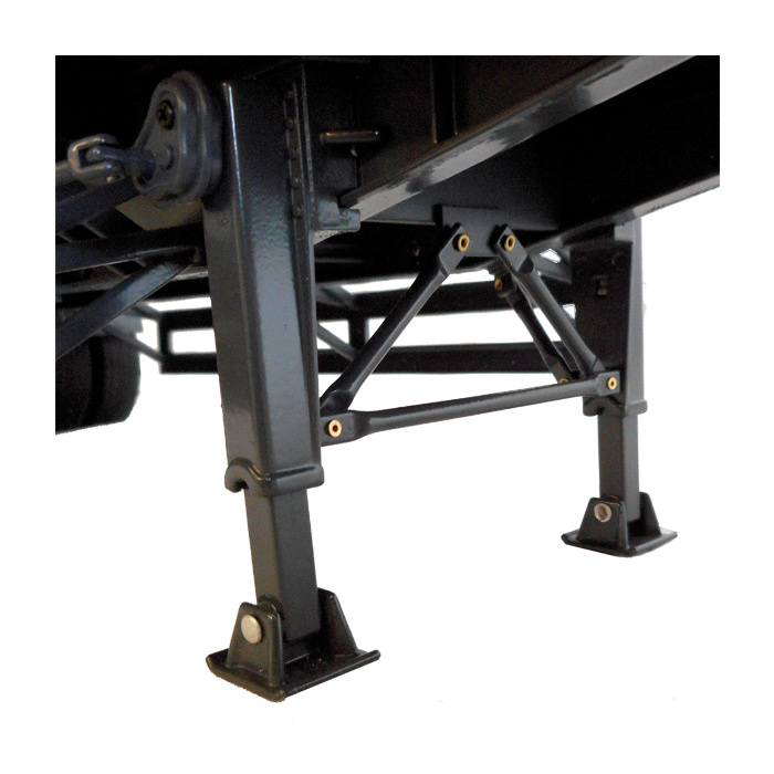 NZG 9791/03 Container Trailer International Twin Tyres with White ONE 40ft Sea Container - Scale 1:18