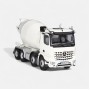 NZG 993 Mercedes-Benz Arocs 8x4 Truck with Cement Concrete Mixer White - Scale 1:50