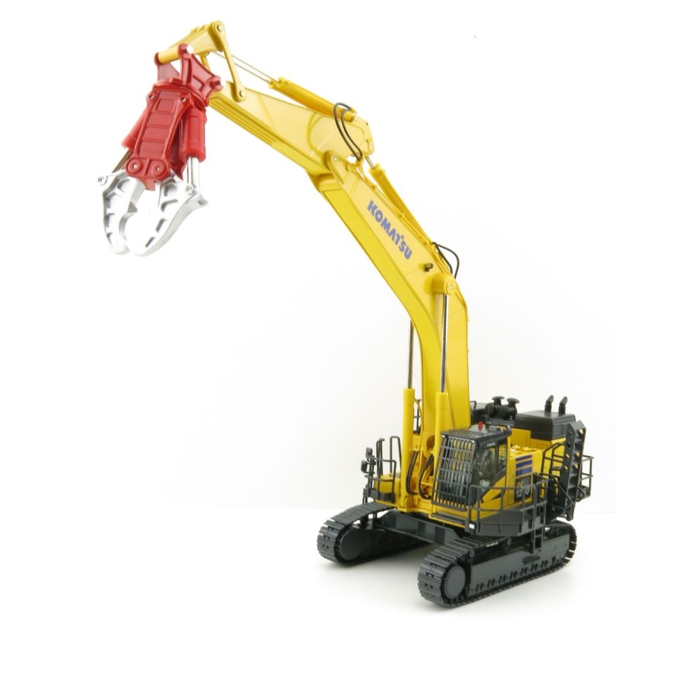 NZG 9991 - Komatsu PC 1250 LC-11 Tracked Excavator with Demolition Equipment 1:50