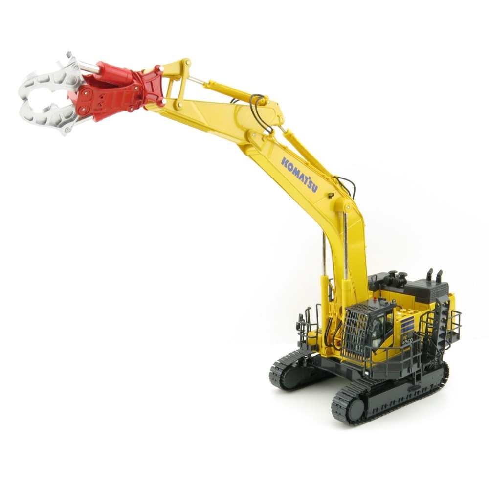 NZG 9991 - Komatsu PC 1250 LC-11 Tracked Excavator with Demolition Equipment 1:50