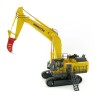 NZG 9991 - Komatsu PC 1250 LC-11 Tracked Excavator with Demolition Equipment 1:50