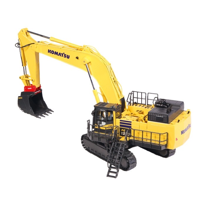 NZG 9992 - Komatsu PC 1250 LC-11 Tracked Excavator with Lehnhoff Quickcoupler & Equipment 1:50