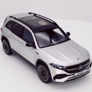 NZG Models - 2021 Mercedes-Benz EQB Class Iridium Silver Metallic - Scale 1:18